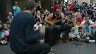 Dave Crowe &amp; Wojtek Gasiorowski  beatbox and bass  Edinburgh Festival 2012