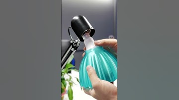 Turning filament to a lamp shade #3dprinting #3dfilaments #lampshade #ikeahacks