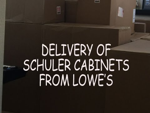 Delivery Of Schuler Cabinets From Lowes How It Was Delivered