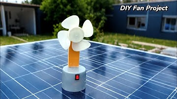 DIY Mini Fan Project | Easy Homemade Mini Fan | Science Project Idea