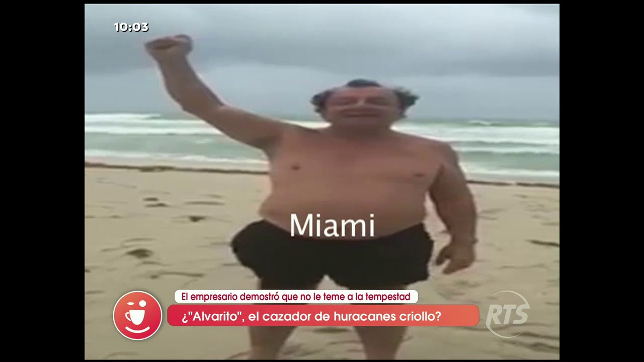Alvaro Noboa Se Enfrento Al Huracan Irma Youtube