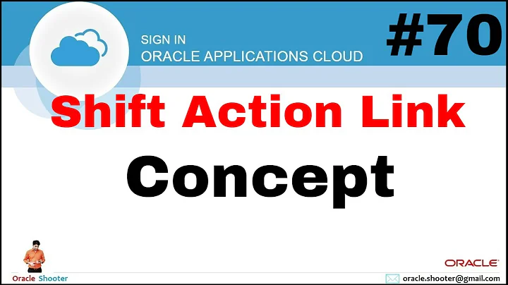 Oracle Fusion 70: Smart Trick - How to shift your action link from one column to another column