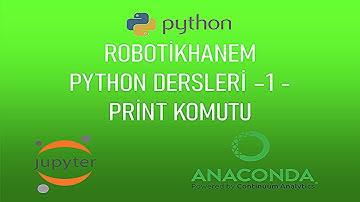 Sıfırdan Python Dersleri -1- Print Komutu Kullanımı İle Ekrana Yazdırma
