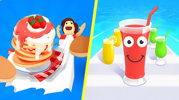 Juice run and Pancake run android gameplay Level 38-40