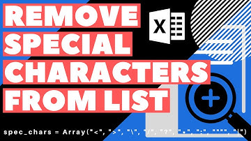 Excel VBA Macro: Remove Special Characters (in List of Strings) & Post New Strings Next to Old Ones