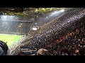 Borussia dortmund  atalanta coro dal settore ospiti