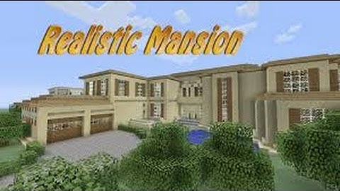 Minecraft: How to Build a Realistic Modern House / Best Mansion 2016 Tutorial