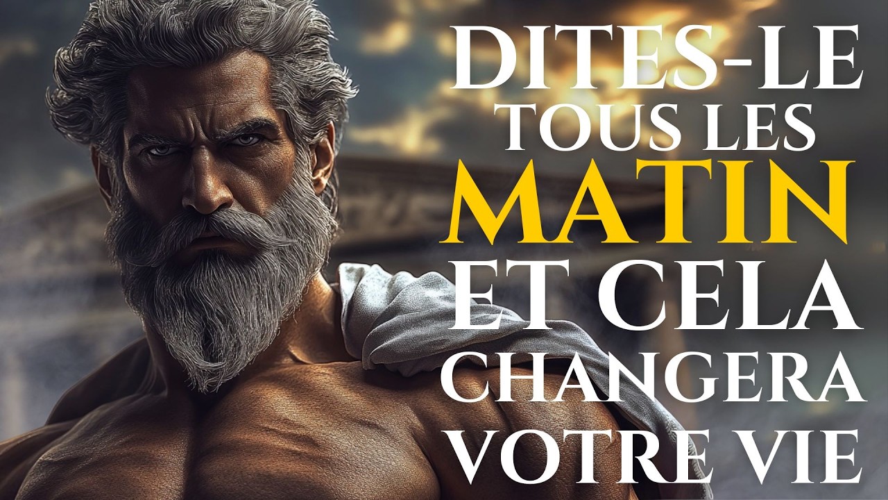 DITES CES 15 PHRASES CHAQUE MATIN ET RIEN NE SERA PLUS JAMAIS AVANT | 15 LEÇONS DE STOÏCISME