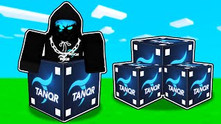 TANQR Lucky Blocks in Roblox Bedwars..
