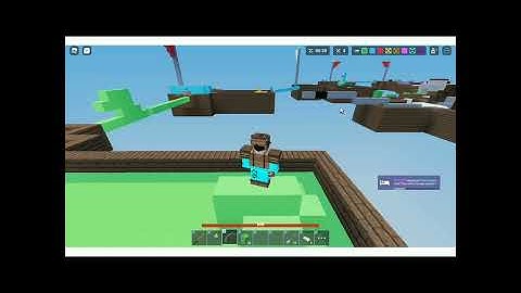 Aimbot in roblox bedwars #shorts
