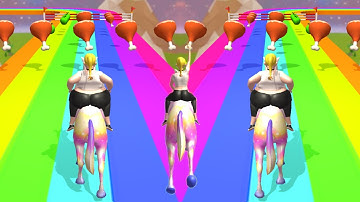 Fat 2 Fit Unicorn NEW GAMEPLAY - Android IOS Gameplay - Levels (6-7).