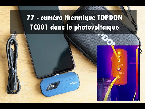 TOPDON TC001 Caméra Thermique Infrarouge USB C