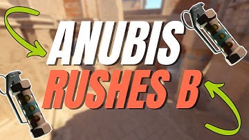 Perfect Flashbang for B Rush on Anubis in CS2 (Used by Pros)