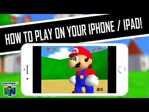 HOW TO PLAY Super Mario 64 (Nintendo 64) on iPhone, iPad, iPod, iOS - [Setup Tutorial & Settings] - 동영상