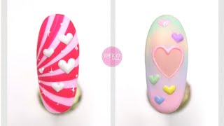 Diseño de uñas Fácil San Valentin ♥ Deko Uñas - Easy San Valentin Nail art