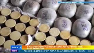 Более тонны чёрной икры изъяли у контрабандистов в Комсомольске на Амуре