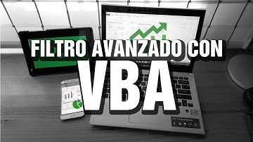 Filtro avanzado con VBA (MAcros)