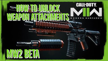How to unlock weapon attachments in Call of Duty Modern Warfare 2 BETA
