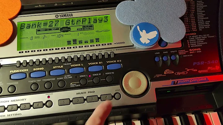 All  preset MULTI PADS - checking   🩵   Yamaha PSR-540 + PSR-550  vintage keyboard demo  💥 TOP sound