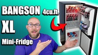 Bangson Fridge 4Cu Ft Compact Refrigerator Mini-Fridge