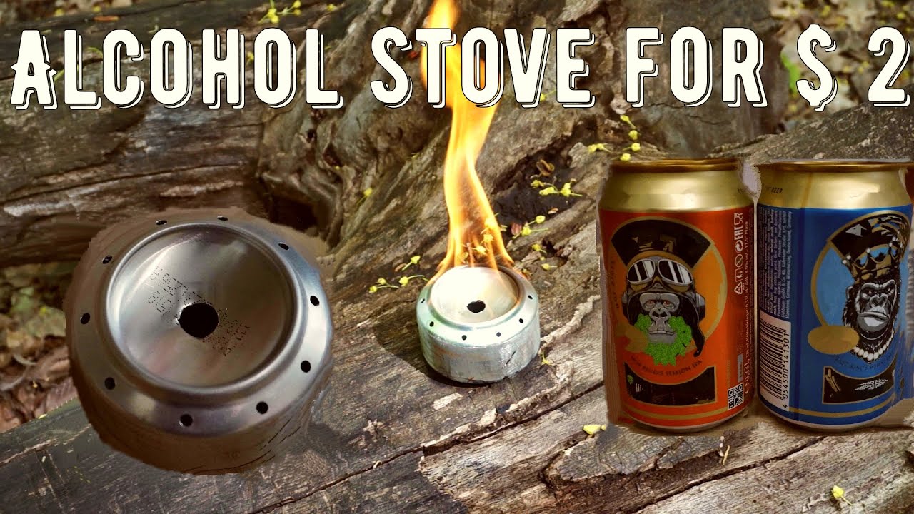 Bushcraft lifehacks ALCOHOL STOVE FOR 2 YouTube