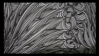 SIMPLE LINE AND CIRCLE PATTERN FOR ABSTRACT DRAWING ( LONG VIDEO VERSION )
