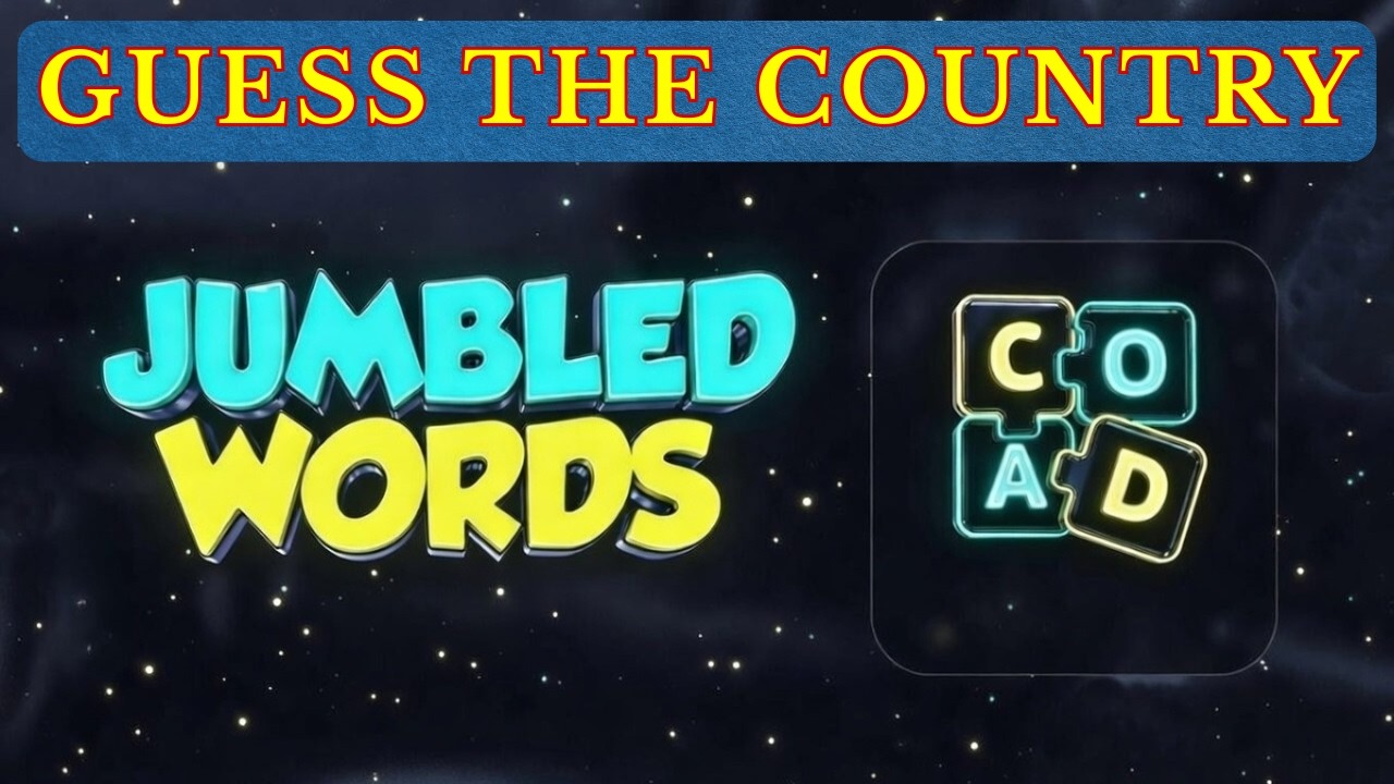 🧠 Tricky Jumbled Countries Challenge 🌍