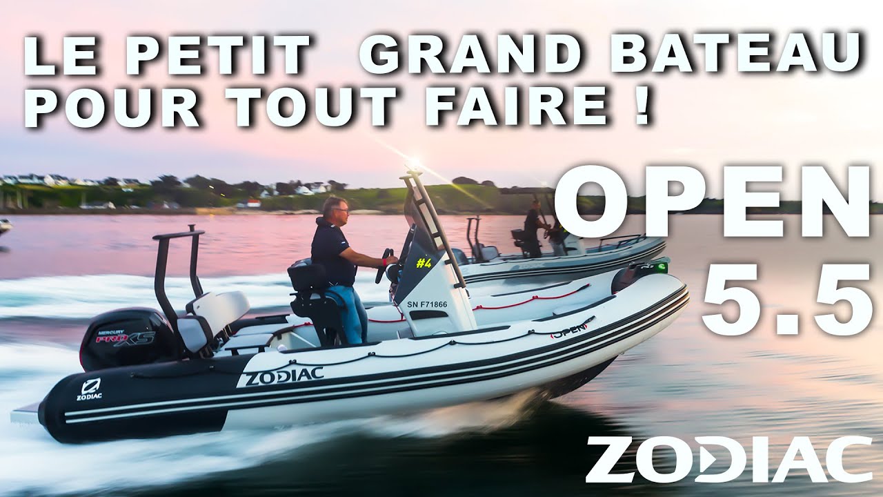 Zodiac Open 5.5 Un concentré de savoir (tout) faire. Tour complet.