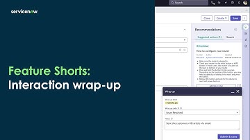 Feature Shorts : Interaction wrap-up