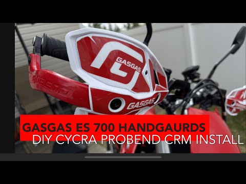 DIY GASGAS HANDGUARD INSTALL - ON MY ES 700!