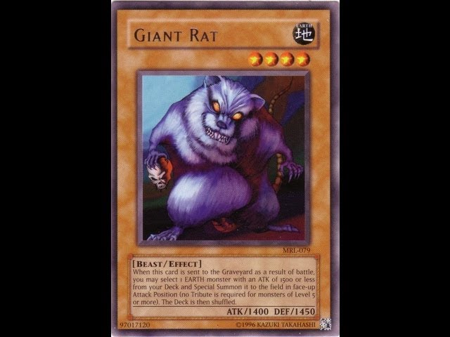 giant rat yugioh card Yu-Gi-Oh! - Spell Ruler - 25th Anniversary Reprint Giant Rat [1st Edition] MRL-079