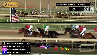 RACE 6 PROGRAM 10 23 2025