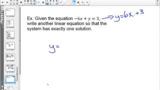 20SP Properties of Linear Systems Example 4