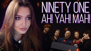 РЕАКЦИЯ : NINETY ONE - Ah!Yah!Mah! | Official M/V