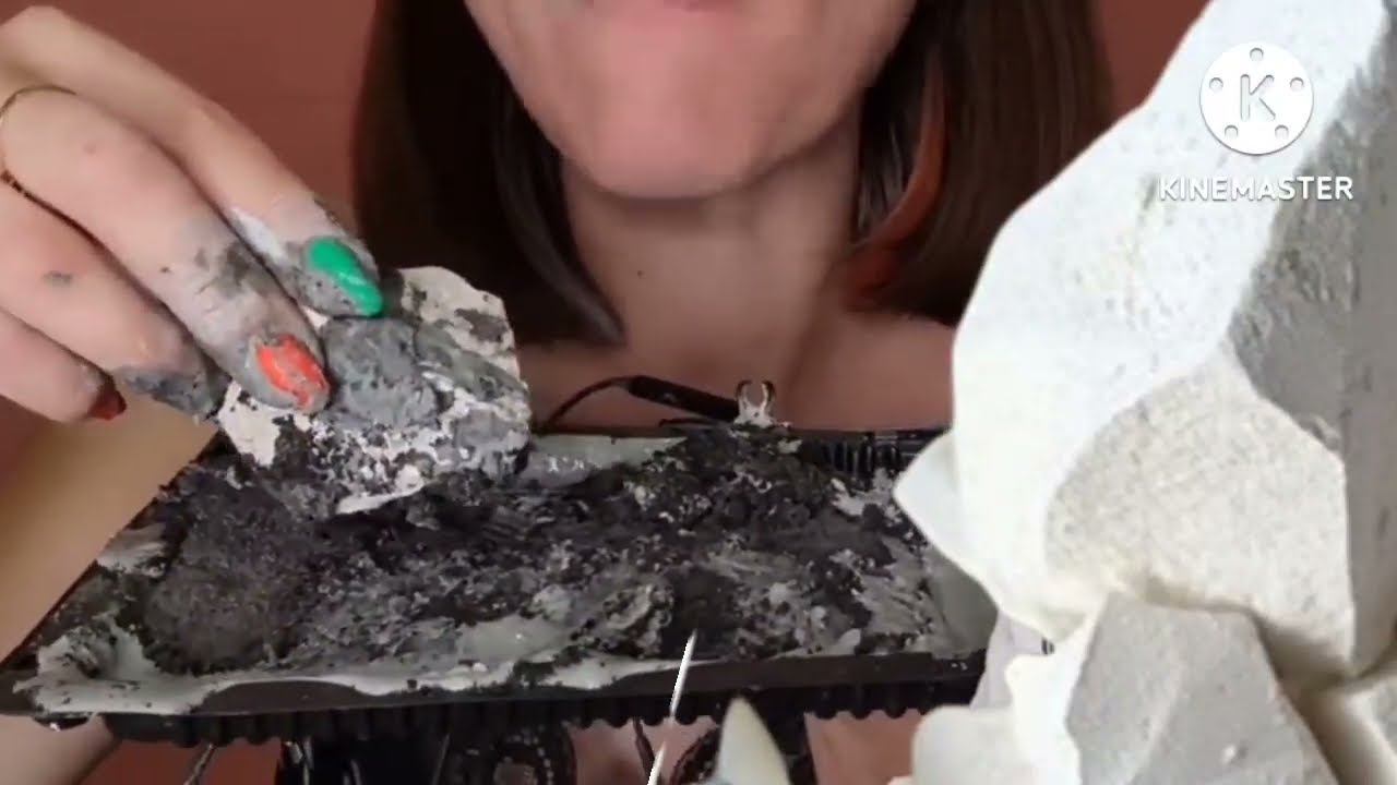 eating # Chalk # mountain # Clay # paste 