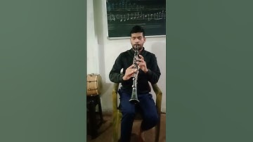 F major scale 2nd octive play beginner nitin on b flat clarinet