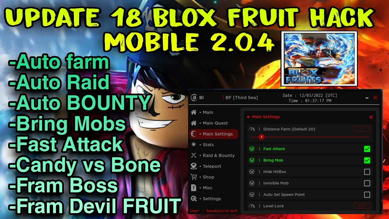 [ ROBLOX] Updata 18 Arceus X 2.4 HACK BLOX FRUIT MOBILE TRÊN ĐIỆN THOẠI ...
