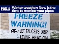 Winter weather: Now is the time to monitor your pipes
