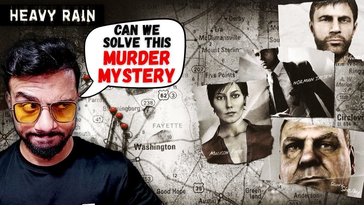 Can we solve this MURDER MYSTRY ?? Heavy Rain YouTube