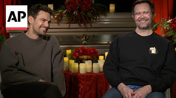 Theo James and Oz Perkins on 