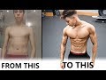 Natural 1 Year Body Transformation 16-17 - Dekel Kabeli