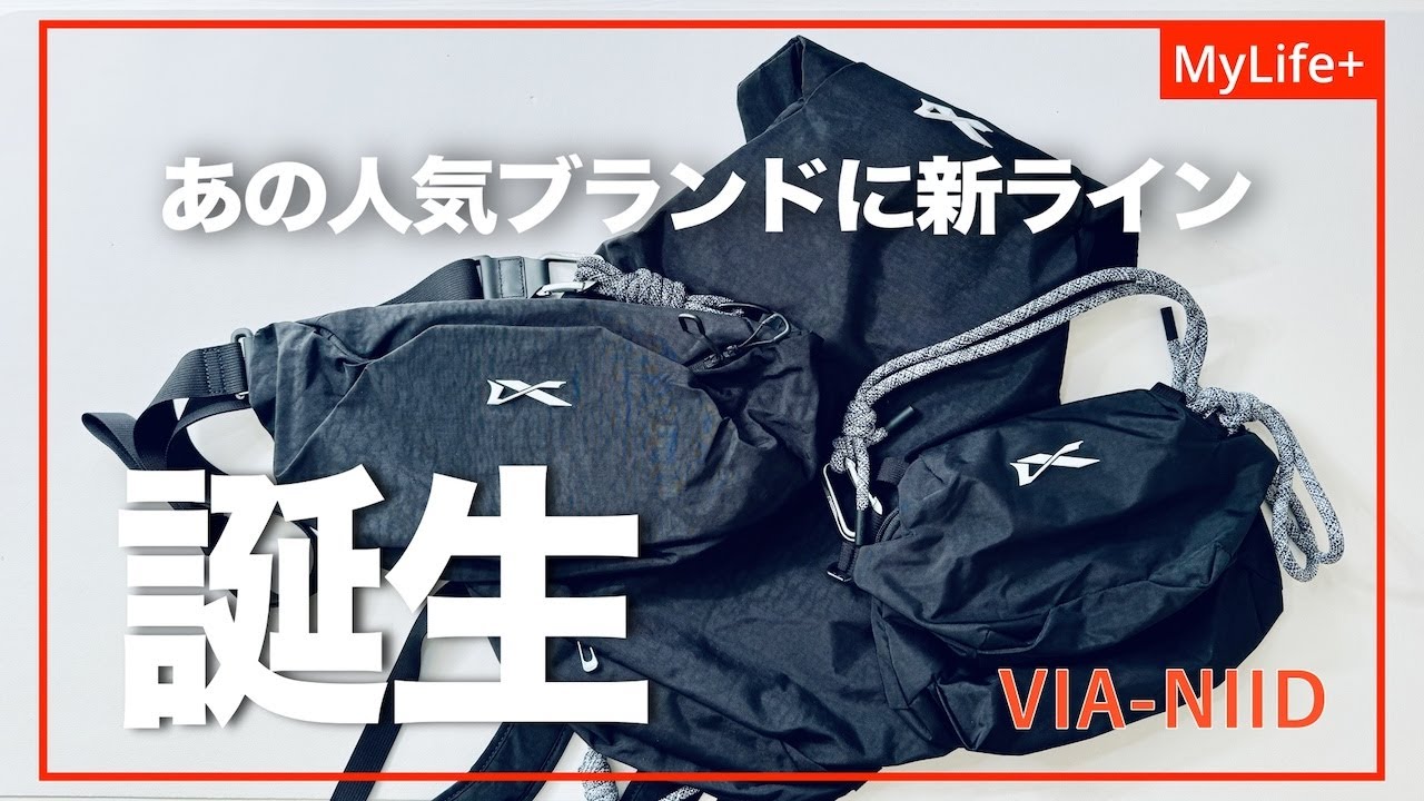 Review】VIA-NIID 「2wayバックパック」「モジュラー型スリングバッグ