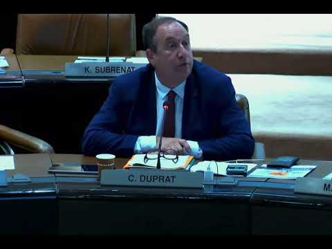 Intervention de Christophe Duprat sur le rapport annuel du délégataire transport