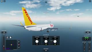 Pegasus Airlines Foggy Landing | Roblox Project Flight Landing at Kittila