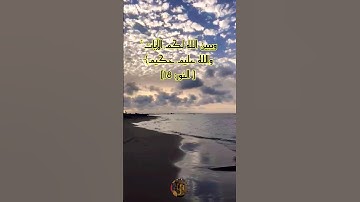 وَيُبَيِّنُ اللَّهُ لَكُمُ الْآيَاتِ ۚ وَاللَّهُ عَلِيمٌ حَكِيمٌ﴾ #محمد #ﷺ سورة الاية[ النور: 18]