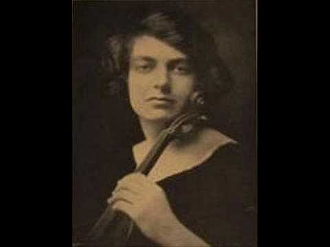 Vaughan Williams: The Lark Ascending - Isolde Menges, 1st Recording