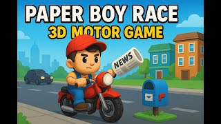 Paper Boy Race: Crazy 3D Runner Game | Speed, Stunts & Deliveries! screenshot 3