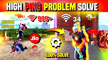 Fixed High Ping (999+ Network) Problem In Free Fire Max ॥ Bishe 99 Gamer