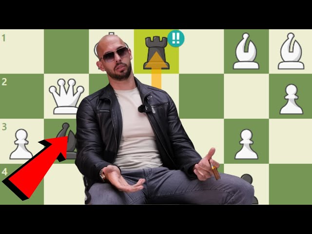 ▷ Andrew tate chess: An impressive strong chess player since 2015.