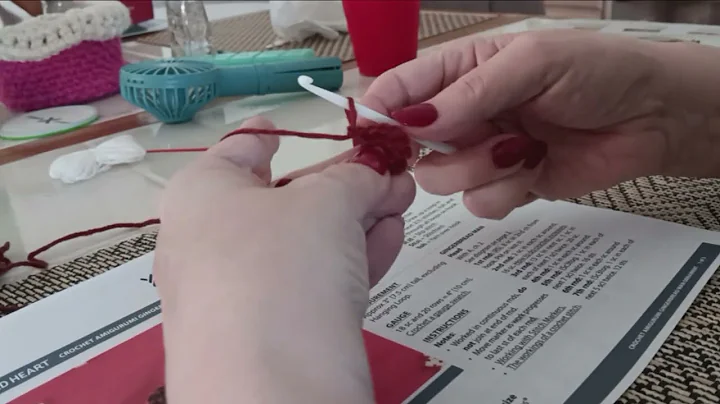 Crochet Advent Day 2 Red Heart Gingerbread Man Ornament